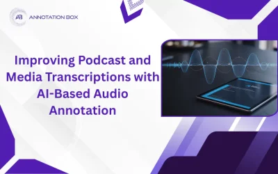 Improving Podcast and Media Transcriptions with AI-Based Audio Annotation