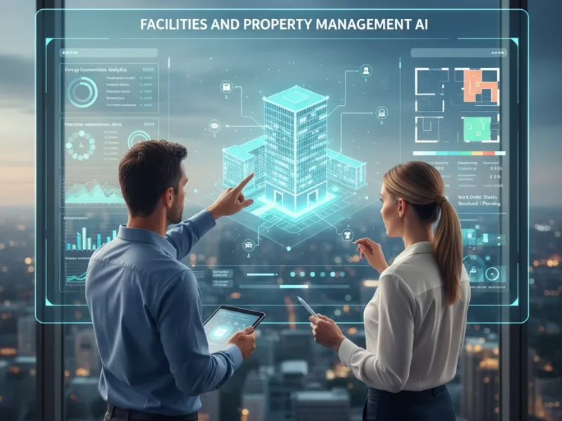 PropTech AI models monitor a building's energy, maintenance, and facility management data.
