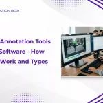 a banner image with topic Video Annotation Tools and Software - How They Work and Types
