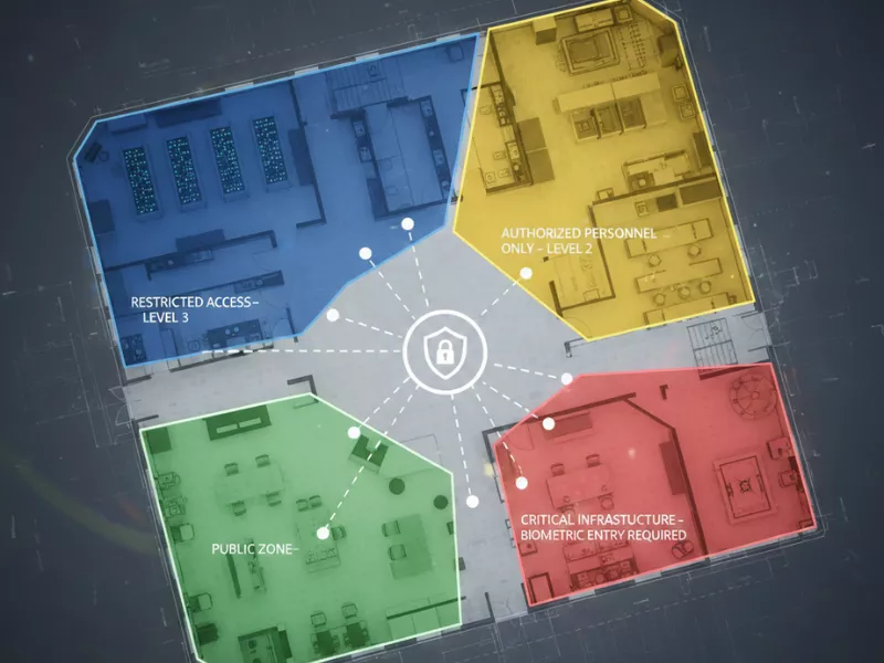 Image showing a polygon annotation for security zones Image showing a polygon annotation for security zones