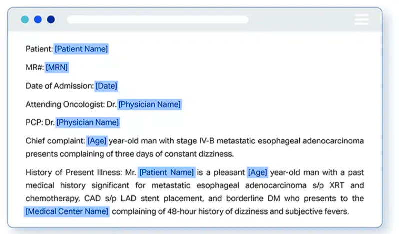 Data de-identification hides your personal information