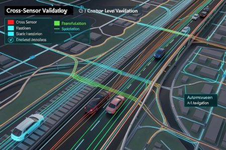 3D lane geometry and cross-sensor validation for HD map creation. 3D lane geometry and cross-sensor validation for HD map creation.<br />