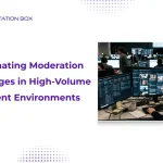 blog banner image Automating Moderation Challenges in High-Volume Content Environments